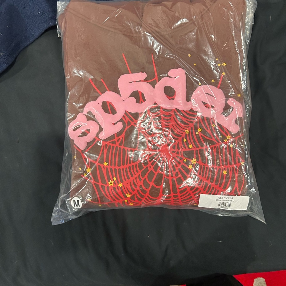 Sp5der Web Hoodie Brown
